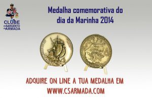 Medalha comemorativa do dia da Marinha 2014