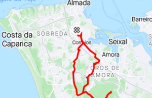 Primeira pedalada de 2024 a pensar na Pedadala Ecovia Dão Vouga.
